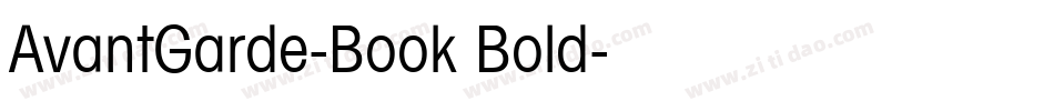 AvantGarde-Book Bold字体转换